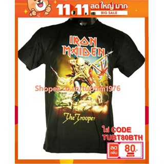 เสื้อวง Iron Maiden เสื้อวงดังๆ วินเทจ เสื้อวินเทจ ไอเอิร์นเมเดน ไอร่อน IRN800