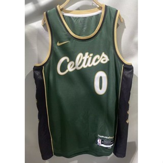 Hot pressed 2023 nba Boston Celtics No. 0 Tatum green city edition basketball jersey