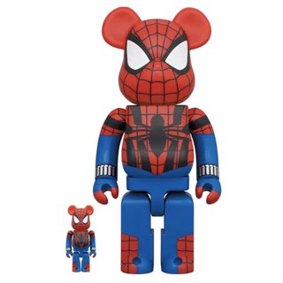 (ของแท้) Bearbrick Spider Man Ben Reilly 400%+100% แบร์บริค Be@rbrick by Medicom Toy ของใหม่ มือ 1