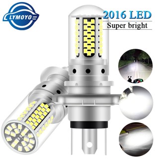 1 ชิ้นรถจักรยานยนต์ Led ไฟหน้า H4 P15D Ba20D ไฟตัดหมอกหน้า 2016 ชิป 108 12-80V