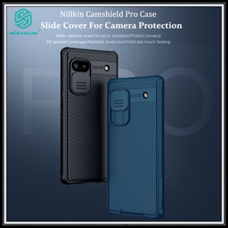 Nillkin เคสโทรศัพท์มือถือ สำหรับ Google Pixel 6A 5G Case Camshield Pro กับ แบบสไลด์ กันกล้อง TPU PC กันกระแทก หรูหรา สีดำ สีฟ้า แข็ง ปลอก