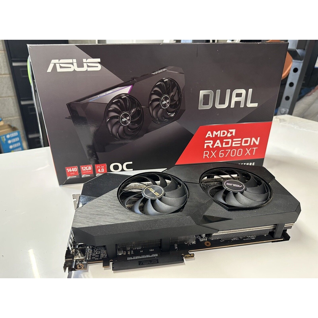 Asus Dual AMD Radeon 6700xt 12GB OC