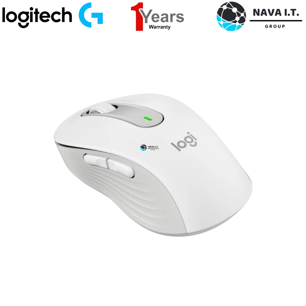 🛵มีส่งด่วน💨 LOGITECH M650 SIGNATURE WIRELESS MOUSE เม้าส์ไร้สายเสียงคลิกเบา ประกัน 1ปี