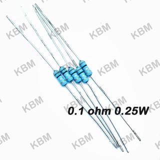 Resistor ตัวต้านทาน 0.1ohm 0.25W 1W 2W 3W 5W