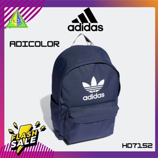 ลิขสิทธ์ ADIDAS กระเป๋าเป้ ADICOLOR สีกรมท่า เป้สะพายหลังผู้ใหญ่