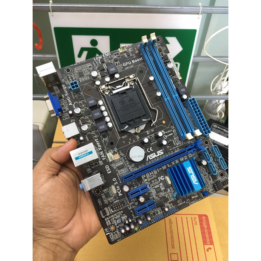 เมนบอร์ด MB LGA 1155 Asus P8H61-M LX3 R2 มือสอง