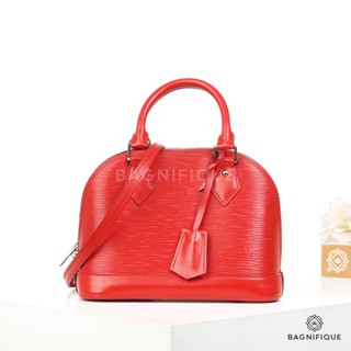 LOUIS VUITTON ALMA BB RED EPILEATHER SHW