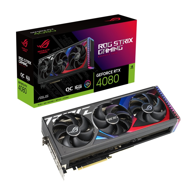 ASUS ROG Strix GeForce RTX 4080 16GB OC Edition Graphics Card การ์ดจอ