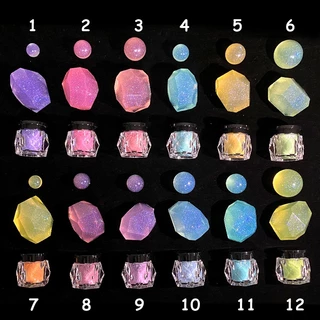 พร้อมส่ง!! ผงกากเพชร กลิตเตอร์ รุ่น Star river Glitter ผงชิมเมอร์ สีผสม (03PD006)