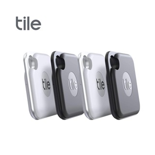 Tile Pro Bluetooth Tracker 4-PACKS (Black 2 , White 2) อุปกรณ์อัฉจริยะขนาดจิ๋ว ช่วยหาของสำคัญ รับประกันศูนย์ไทย 1 ปี