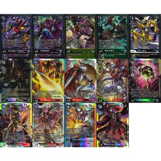 DIGIMON CARD GAME แยกใบ ภาษาญี่ปุ่น BT12 ระดับ SEC SR