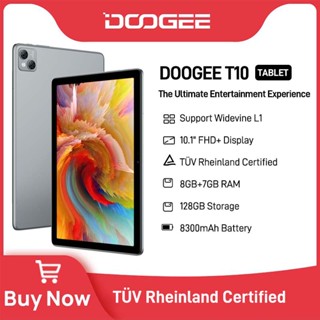 DOOGEE T10 Tablet 10.1&amp;quot; FHD+ TÜV Rheinland Certified Display 8GB+128GB Octa Core Widevine L1 Android 12 Pad 13MP Camera 8300mAh