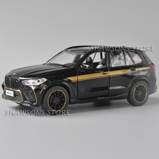 โมเดลรถยนต์จําลอง BMW X5 M SUV สเกล 1:32 พร้อมเสียง และไฟ ของเล่นสําหรับเด็ก