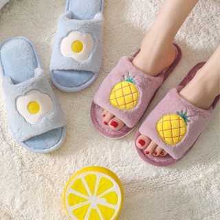 [พร้อมส่งจากไทย💗] รองเท้าลายผลไม้ รองเท้าแตะ รองเท้าใส่ในบ้าน รองเท้าสลิปเปอร์ slippers รองเท้าแตะผู้หญิง น่ารักมาก 🚚