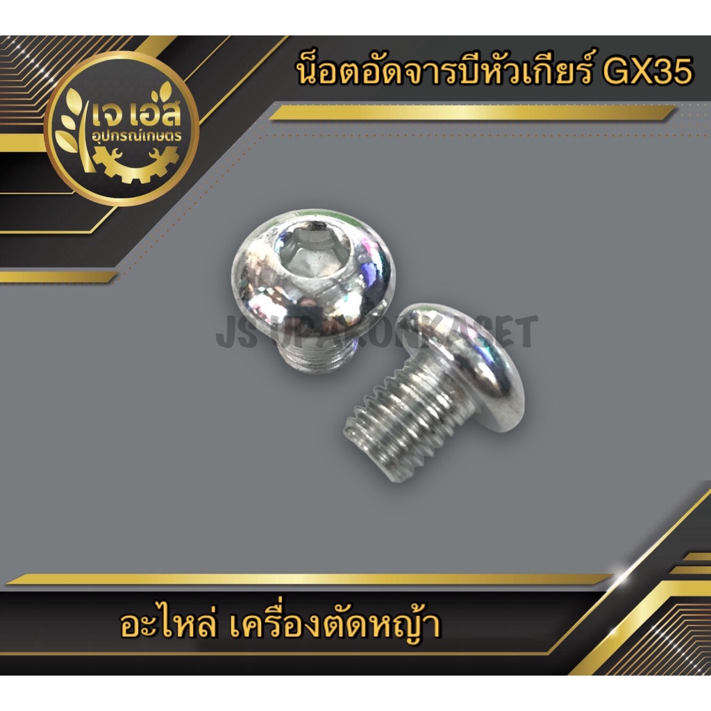 น็อตอัดจารบีหัวเกียร์ GX35 เครื่องตัดหญ้า