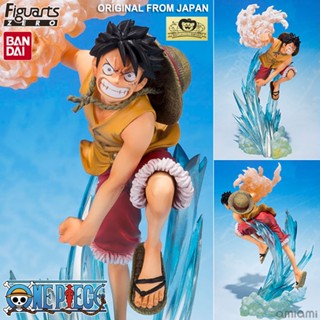 งานแท้ Original แมวทอง Bandai Figuarts Zero One Piece วันพีซ เต็มพิกัดสลัดจอมลุย Monkey D Luffy มังกี้ ดี ลูฟี่ OnePiece