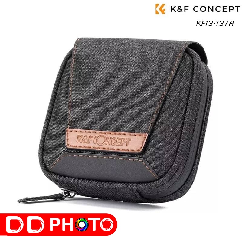 K&F Camera Lens Filter Pouch Case, 4-Pocket Filter Carry Case KF13.117 กระเป๋าใส่ฟิลเตอร์ขนาด 37mm-95mm