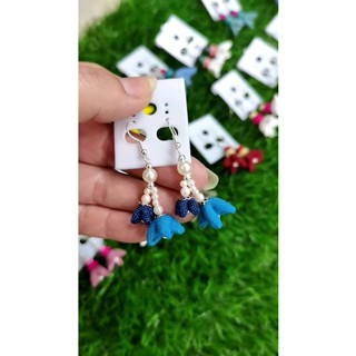 ต่างหูผ้าฝ้าย หลากหลายแบบ น่ารักๆ handmade