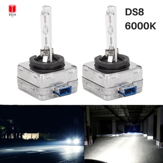 ชุดหลอดไฟซีนอน HID D8S 6000K 66548 66549 สําหรับ Beetle Touareg Kia Forte Ford Focus Hyundai Santa Fe 2 ชิ้น