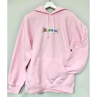 SUPREME BLING LOGO HOODIE (LIGHT PINK) SS22