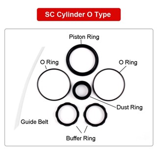 Sc MAL SDA ชุดแหวนซีลนิวเมติก สําหรับซ่อมแซมกระบอกสูบลม