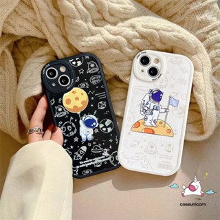 เคสโทรศัพท์มือถือ TPU แบบนิ่ม ลายการ์ตูนนักบินอวกาศ NASA สําหรับ IPhone 11 13 12 14 11 Pro MAX 14 Plus 6 6s 7 8 Plus XR X XS MAX SE 2020