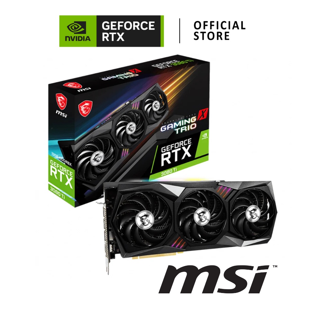 MSI NVIDIA® GeForce RTX™ 3080 Ti GAMING X TRIO 12GB การ์ดจอ