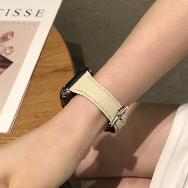 สายนาฬิกาข้อมือหนังแท้ สไตล์เรโทร สําหรับ Apple Watch Series 1 2 3 4 5 6 SE 7 8 Ultra iWatch 49 38 40 41 42 44 45 มม. #6