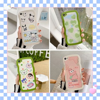 【ใหม่ล่าสุด】เคส vivo y81 เคสโทรศัพท์มือถือ Tpu ลายคลื่นน่ารัก สําหรับ vivo y81