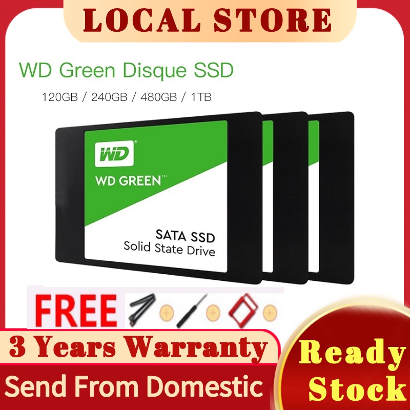 ️SSD WD ใหม่!!️120GB / 240GB / 480GB / 960GB /1TB SSD (เอสเอสดี) WD GREEN SATA III 6Gb/s Warranty 3 - Y #8