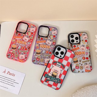 พร้อมส่ง เคสโทรศัพท์มือถือ ซิลิโคนนิ่ม TPU ใส กันกระแทก ลายสติกเกอร์ LuLu the Piggy Burgers สําหรับ iPhone 14 Pro MAX 14 Plus 13 Pro MAX 12 Pro MAX 11 Pro MAX