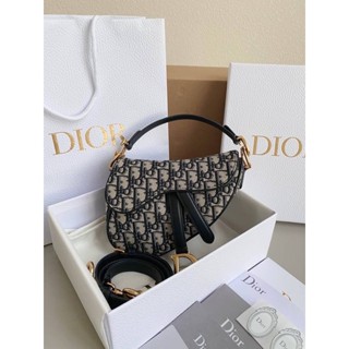 พร้อมส่ง New Dior Oblique saddle bag(Ori)