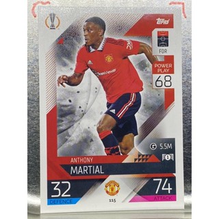 การ์ดนักฟุตบอล 2022/23 Anthony Martial การ์ดสะสม Manchester united การ์ดนักเตะ แมนยู แมนเชสเตอร์ยูไนเต็ด