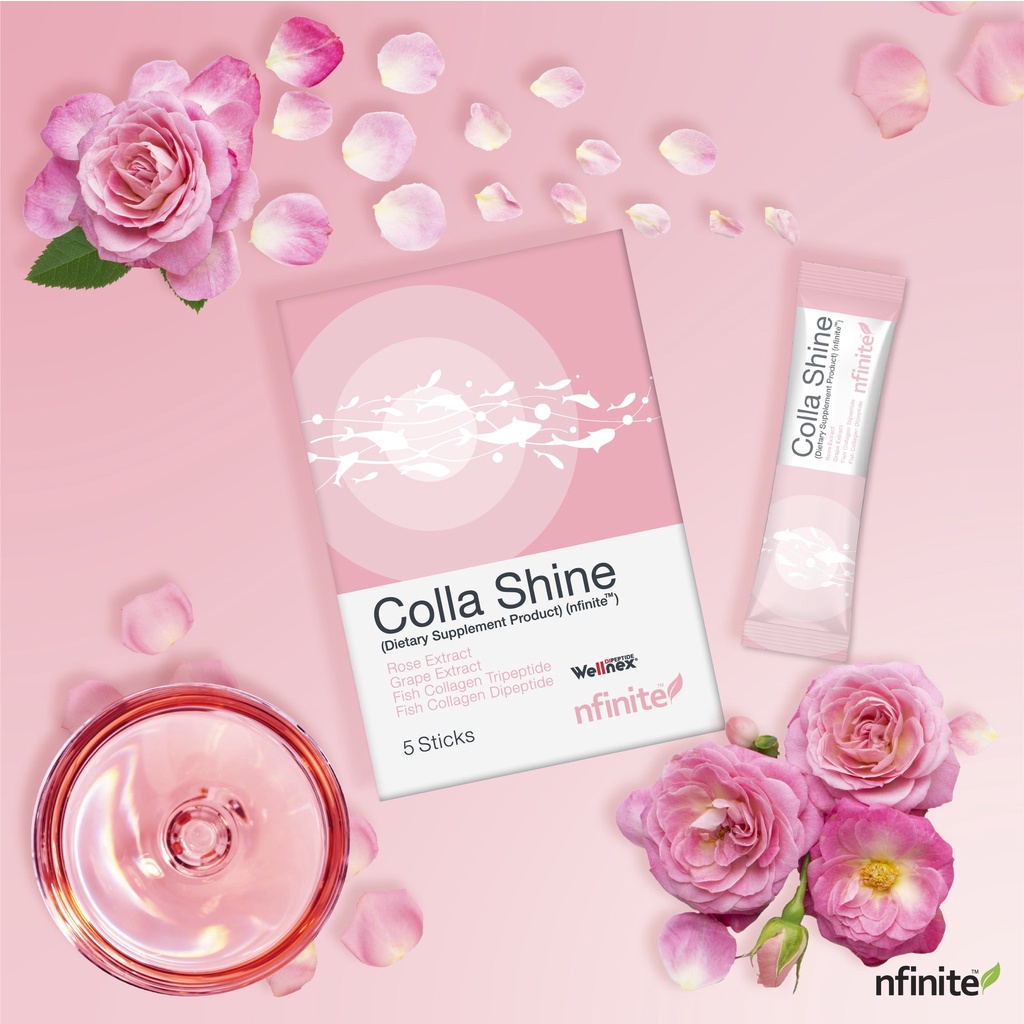 Colla Shine คอลลา ชายน์ - คอลลาเจน nfinite เลกาซี่ จากผู้ผลิตระดับโลก  Wellnex (สินค้าราคาพิเศษ ขออนุญาตแกะ QR CodeX | Shopee Thailand