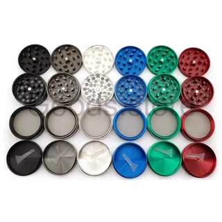 ที่บดสมุนไพร Grinder 40 mm. & 50 mm. & 63 mm. วัสดุโลหะ สแตนเลส บดละเอียด