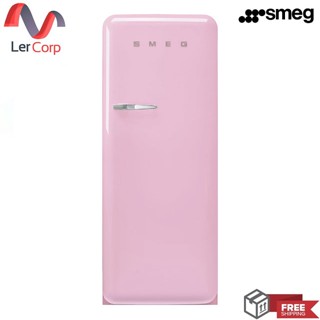 [0% 10 เดือน] (Smeg) ตู้เย็น 50’Retro Style Aesthetic รุ่น FAB28RPK5 สีชมพู