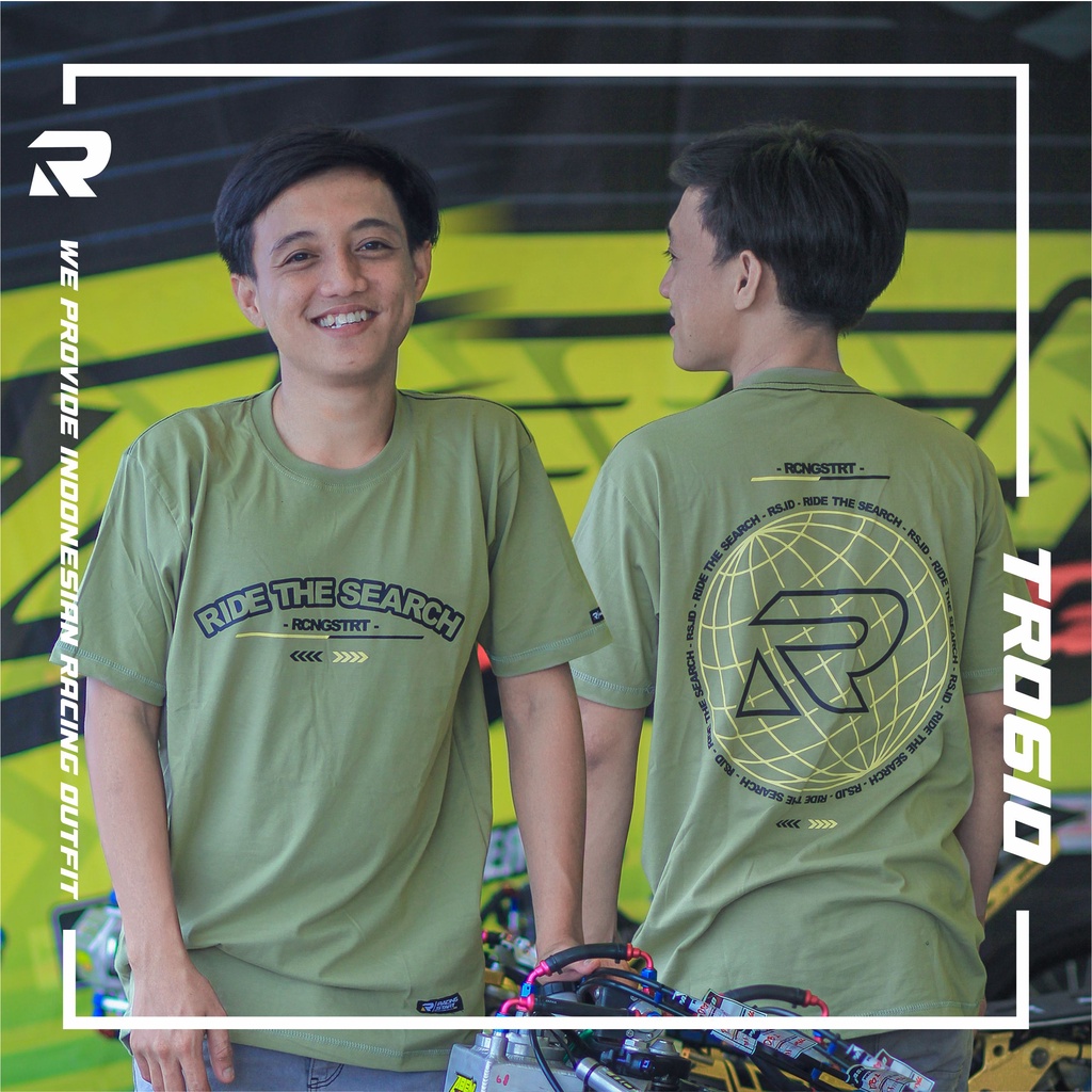 KATUN RACINGSTART เสื้อยืดผู้ชายและผู้หญิงแขนสั้นผ้าฝ้ายพิมพ์ TR 610