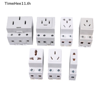 Timehee ซ็อกเก็ตปลั๊กไฟ AC30 EU และ AU Type 35 มม. DIN 10A 16A 25A 250V 440V 2 3 4 5 Pin