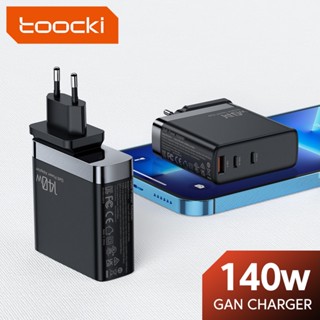 Toocki อะแดปเตอร์ชาร์จโทรศัพท์มือถือ 140W GaN USB Type C PD3.1 4.0 3.0 สําหรับแล็ปท็อป