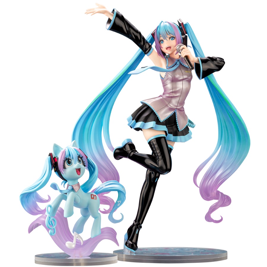 [พร้อมส่ง] ฟิกเกอร์ โมเดล Hatsune Miku feat. MY LITTLE PONY BISHOUJO STATUE (Kotobukiya)