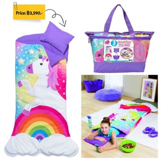 Girls Unicorn Spectacular Sleeping Bag Set, 7.5" x 8.5" inches