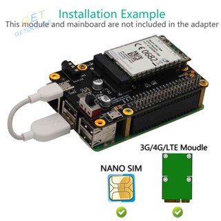 หมวก 3G / 4G / LTE สําหรับ Raspberry Pi / Samsung ARTIK / Late Panda / ASUS Tinker Module