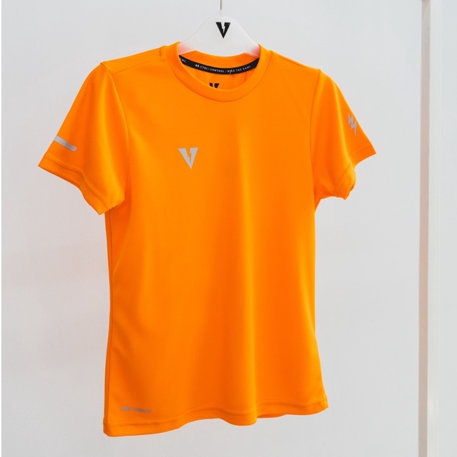 VOLT เสื้อเทรนนิ่ง สีส้ม ผู้หญิง ELECTRON 003 TRAINING T-SHIRTS ORANGE กีฬา ออกกำลังกาย