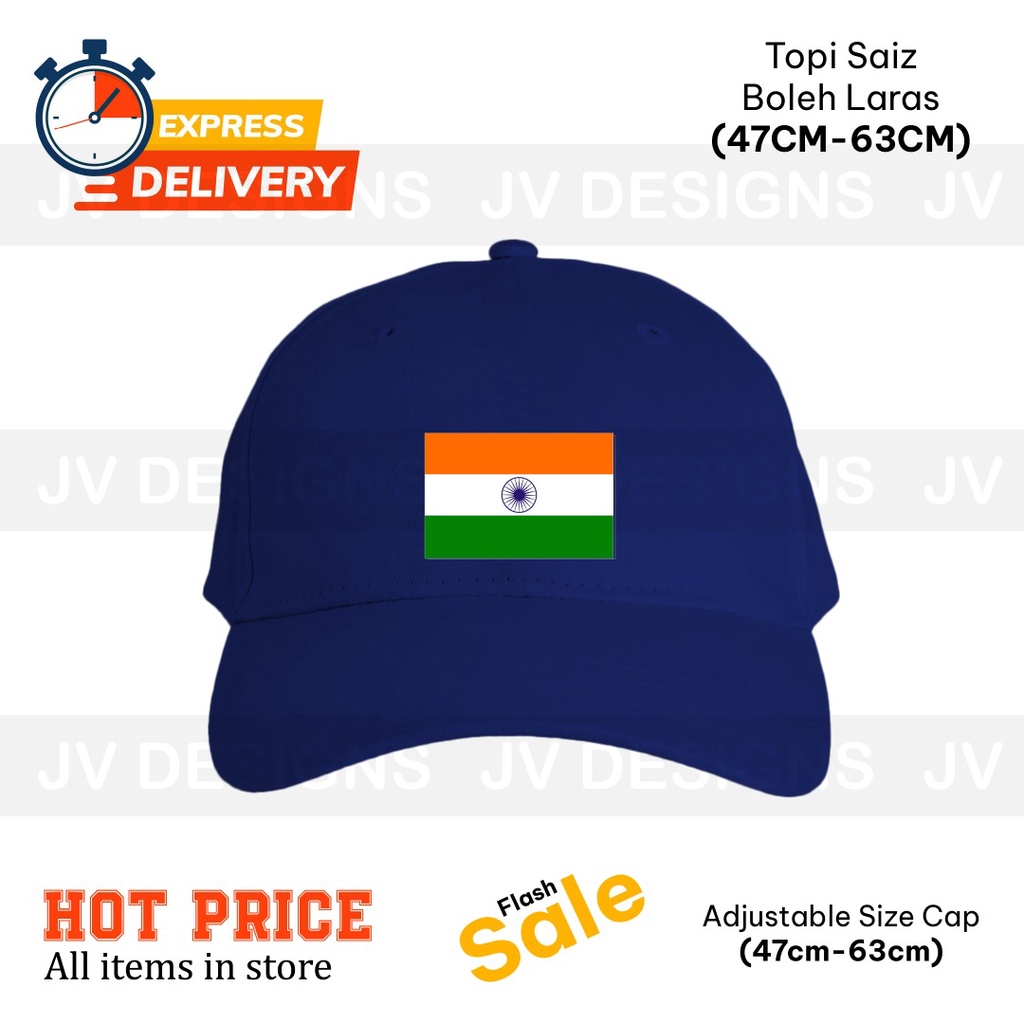EMBROIDERY/ SULAM PRECIOUS INDIA FLAG DESIGN CAP
