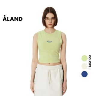 ALAND เสื้อท่อนบน 5252 by oioi ELLIPSE LOGO SLEEVELESS TOP SLEEVELESS