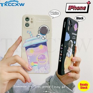 เคสโทรศัพท์มือถือ ซิลิโคนนิ่ม ลายการ์ตูนนักบินอวกาศ ชานม ไอศกรีม สําหรับ Xiaomi Poco C40 M4 Pro M3 Mi 11T Pro