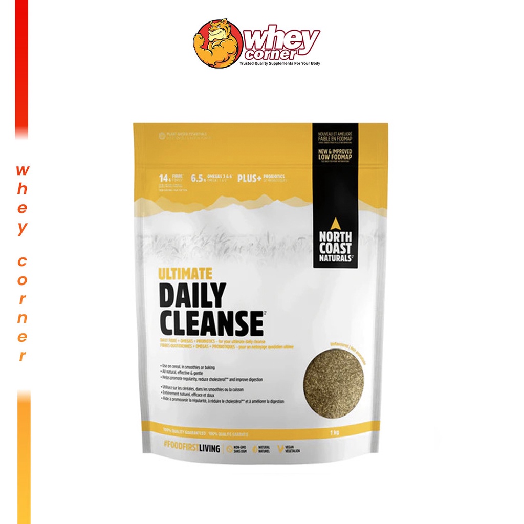 NORTH COAST NATURALS - Ultimate Daily Cleanse 480-1000g. สุขภาพลำไส้ ไฟเบอร์