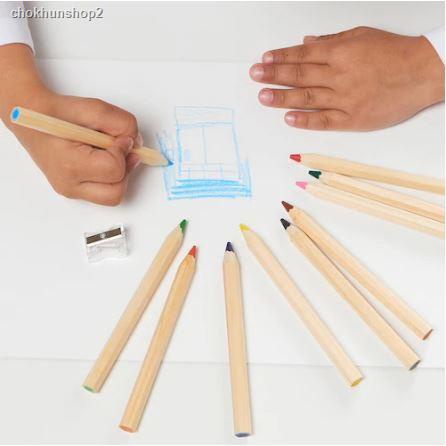 จัดส่งเฉพาะจุด จัดส่งในกรุงเทพฯIKEA ดินสอสี ระบายน้ำได้ สีไม้ระบายน้ำ สีไม้ MÅLA/มัวล่า อิเกีย