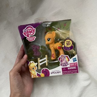 โมเดลของเล่น My little pony Applejack Motion Body กดขาขยับได้✨Box✨