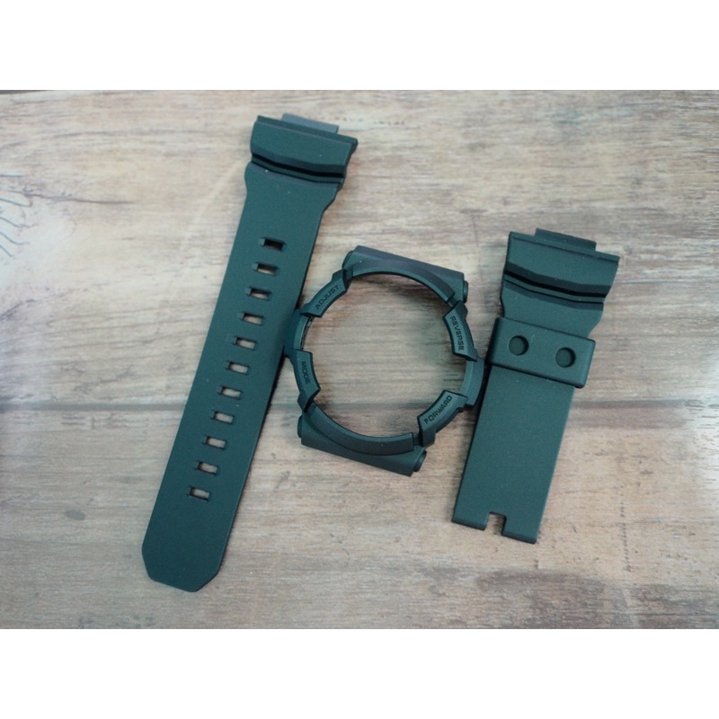 <ของแท้💯พร้อมซอง>ชุดกรอบและสาย gshock ของแท้รุ่น Ga200 Ga201 Gas100